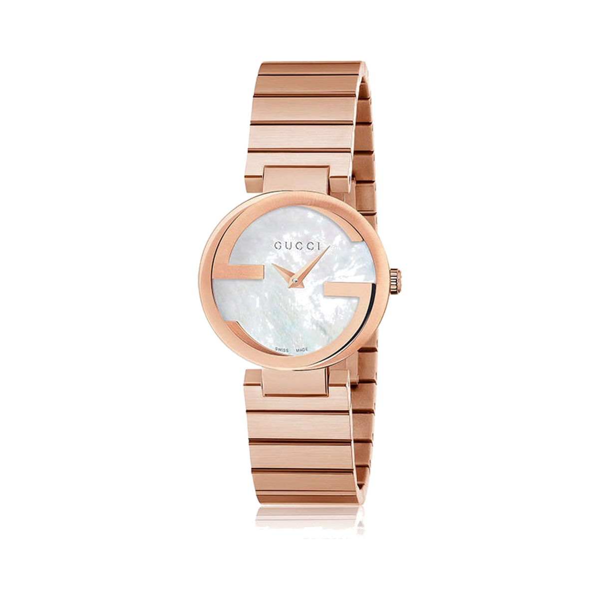 Gucci Interlocking Rose Gold Ladies Watch
