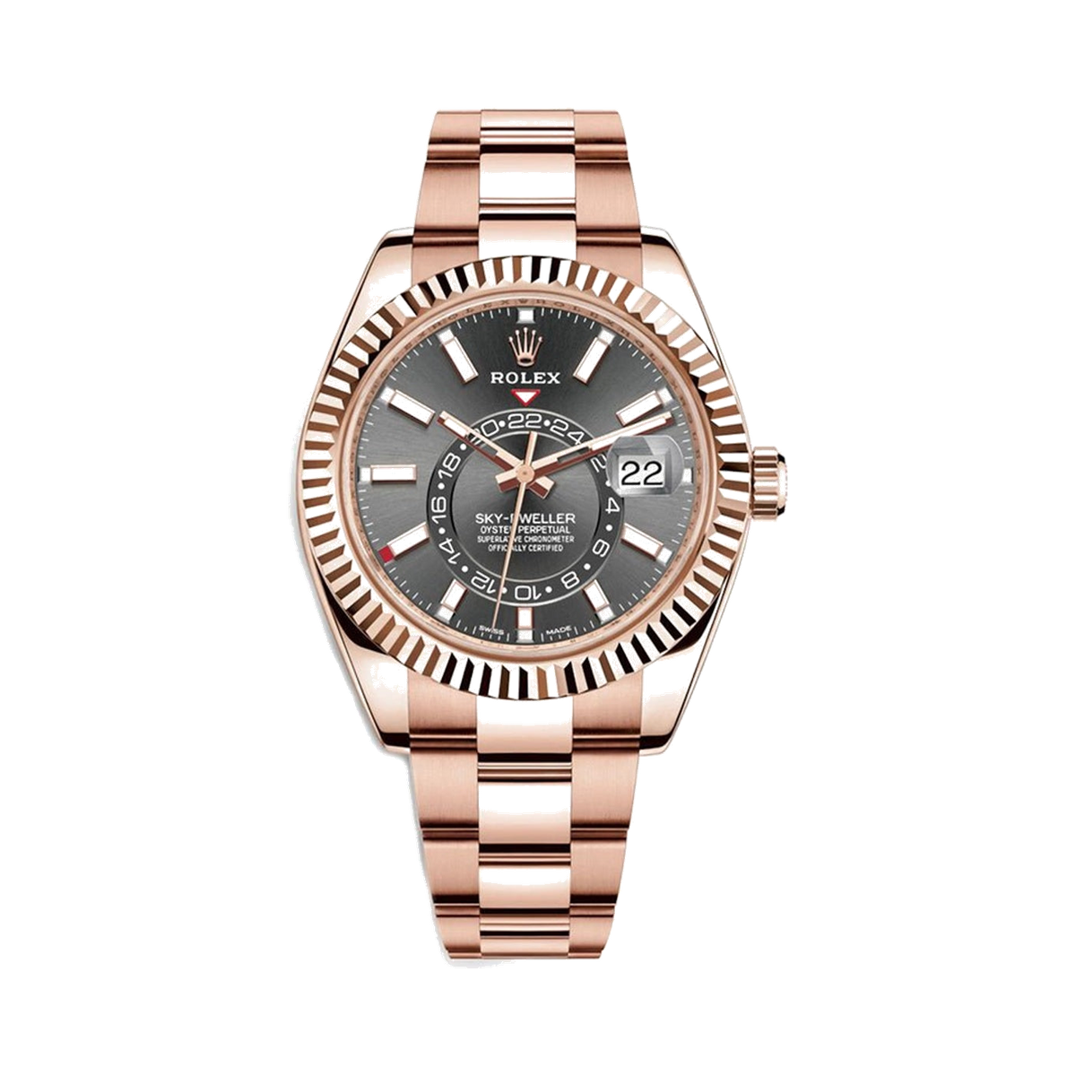 Rolex Sky-Dweller Everose Gold and Oystersteel Watch