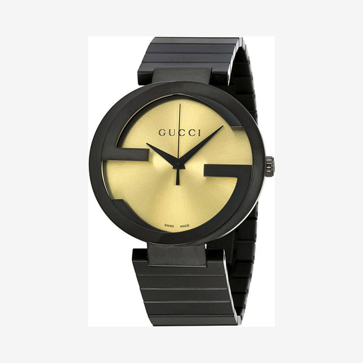 Gucci Interlocking Grammy XL Black Wristwatch