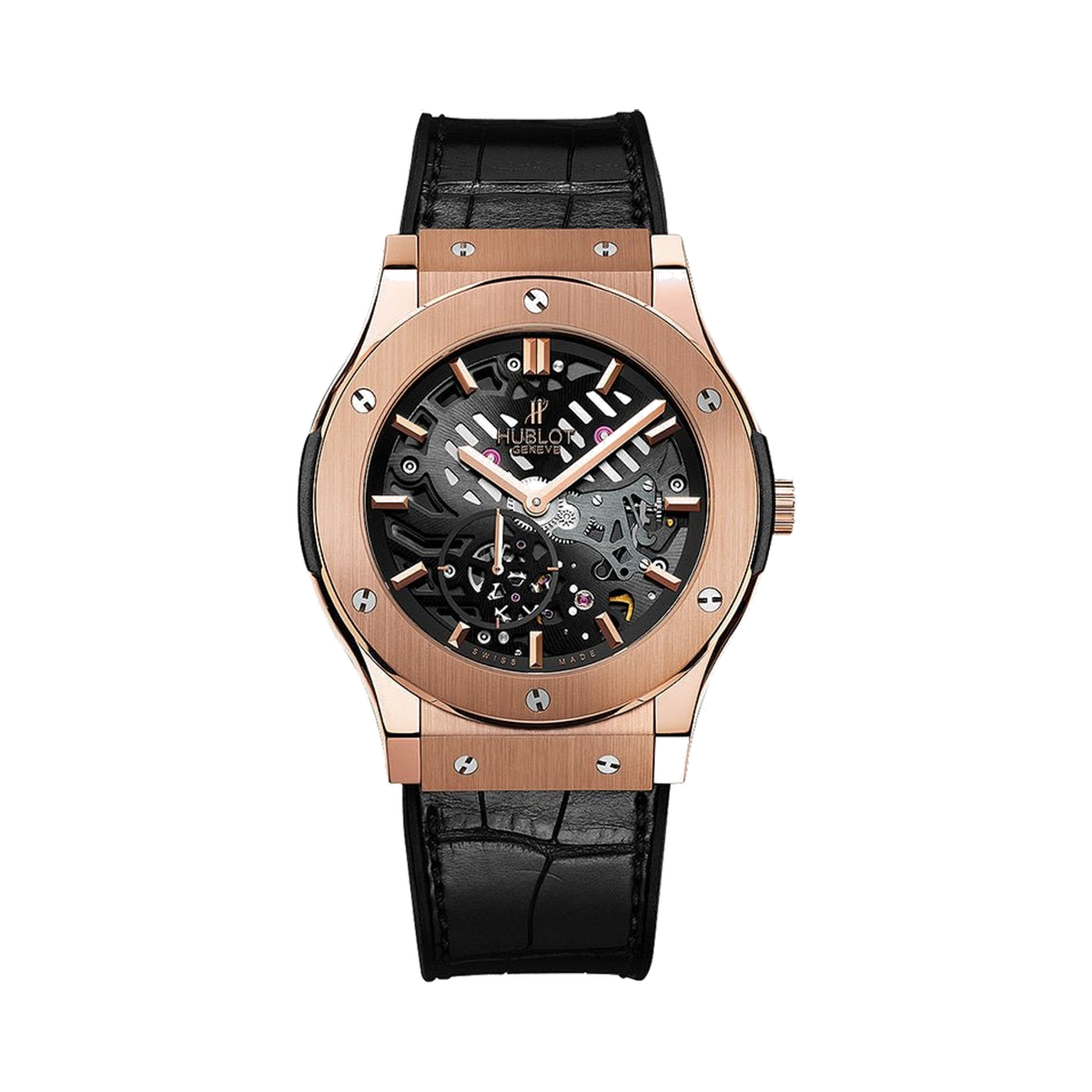 Hublot Classic Fusion Ultra-Thin Skeleton King Gold