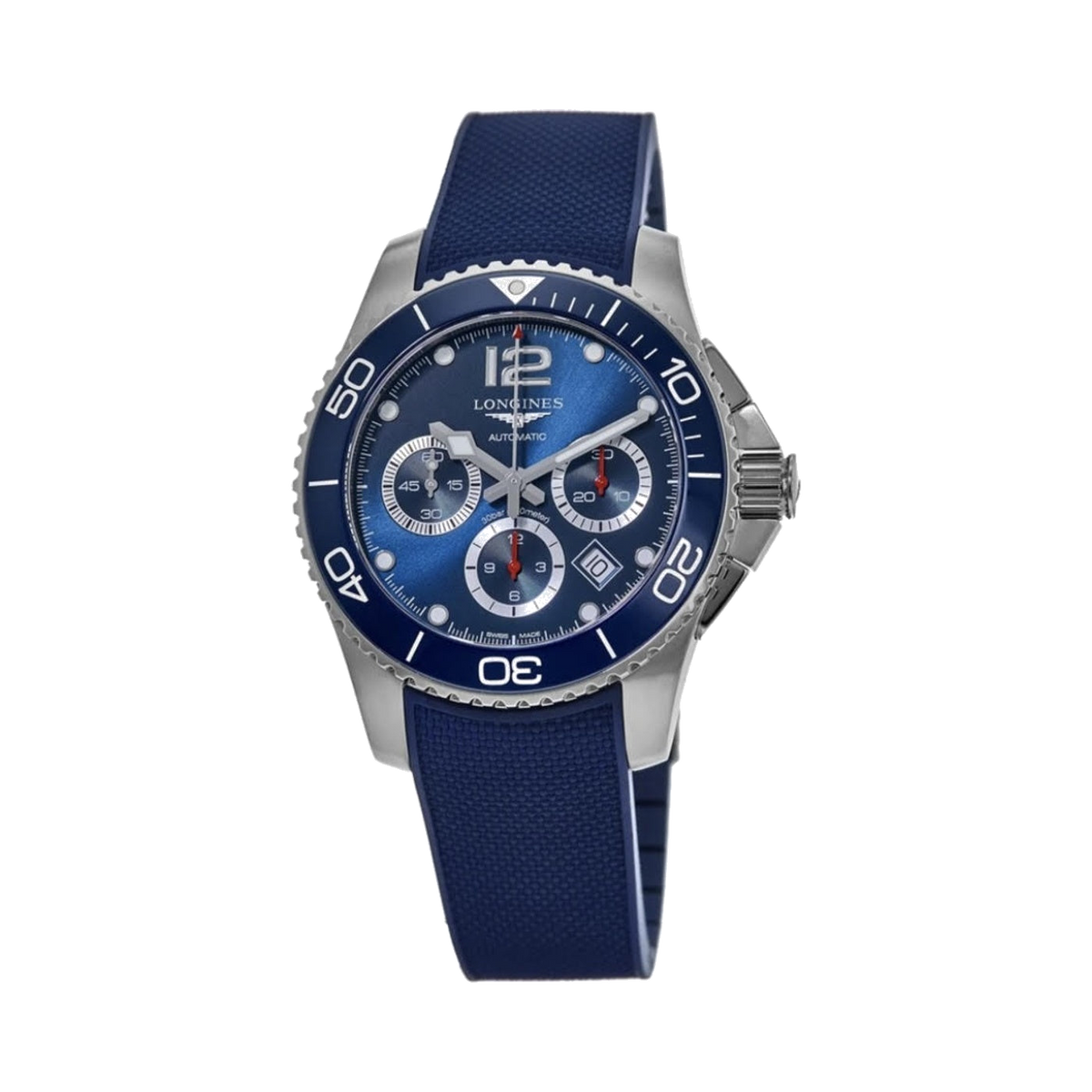 Longines HydroConquest Automatic Chronograph 43mm Blue Dial Blue