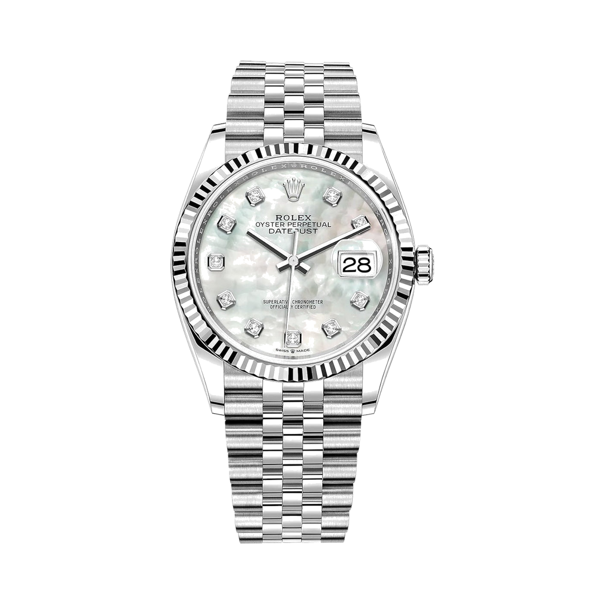 Rolex DateJust 36 mm Mother of Pearl