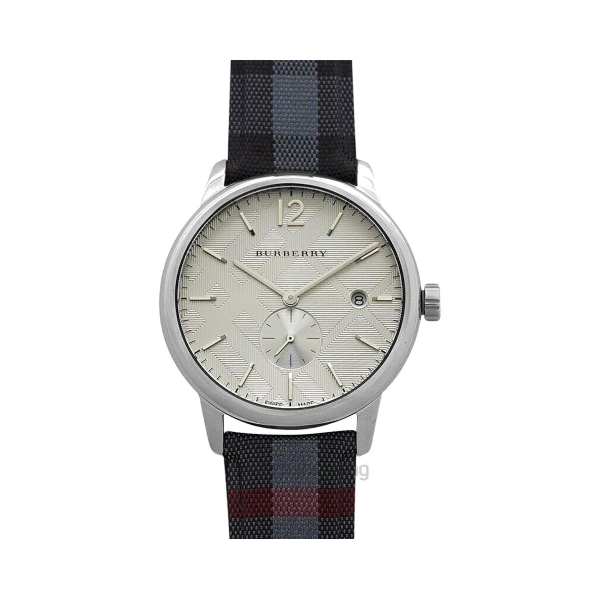 Burberry Check Stamped Dial 40mm Wristwatch