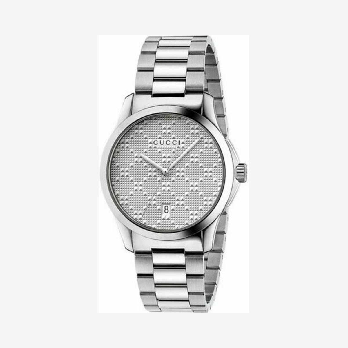 Gucci G-Timeless Silver Dial Stainless-steel Wristwatch