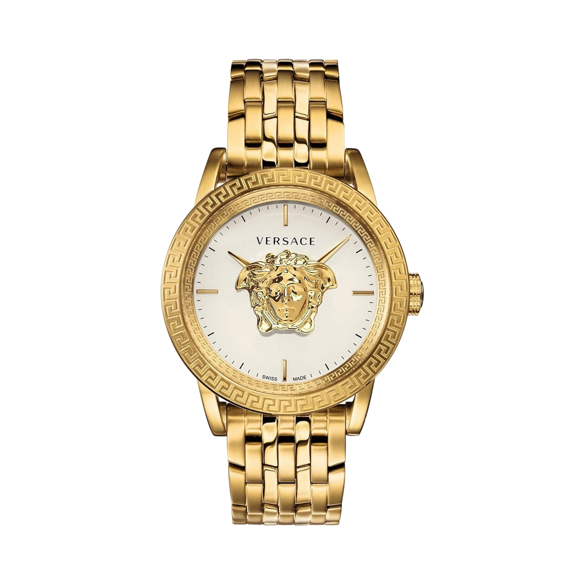 Versace Mens Silver 43 mm Palazzo Empire Watch