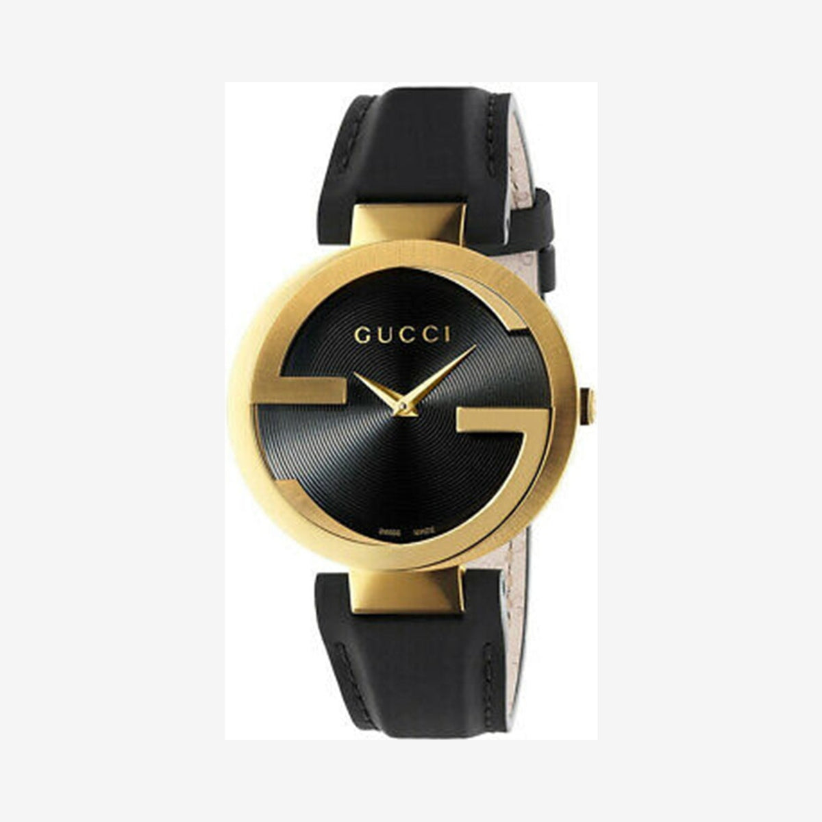 Gucci Interlocking G Gold Tone Wristwatch