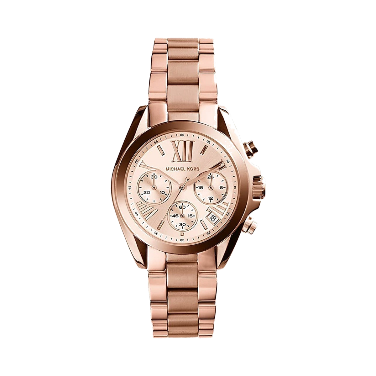Michael Kors Bradshaw Rose Gold Chronograph Wristwatch