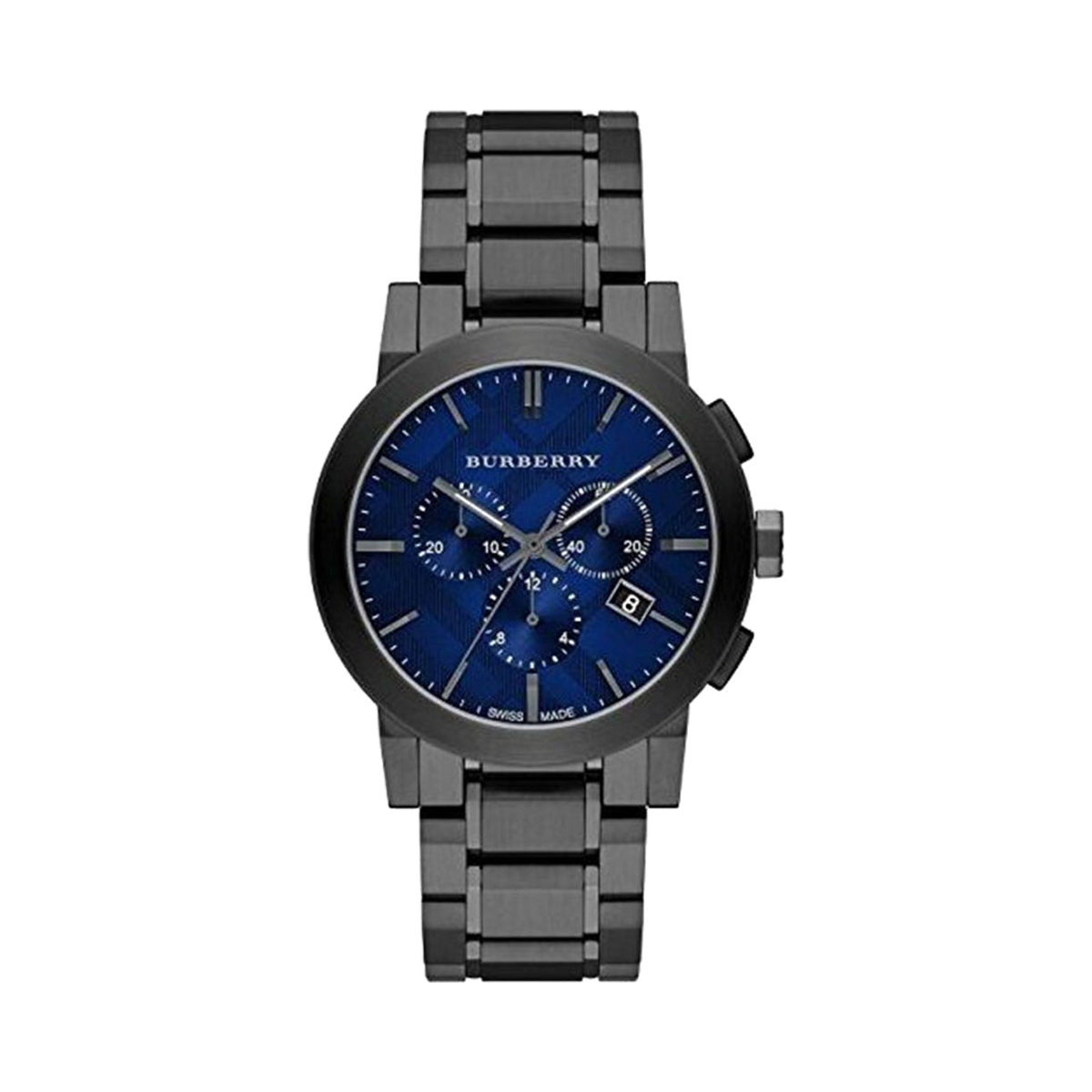 Burberry Ion-plated Stainless-steel Blue Dial Wristwatch