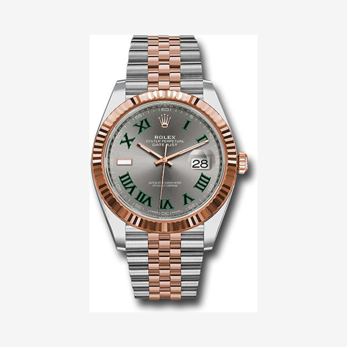 Rolex Datejust 41 Oystersteel and Everose gold Jubilee Men's Watch 2026