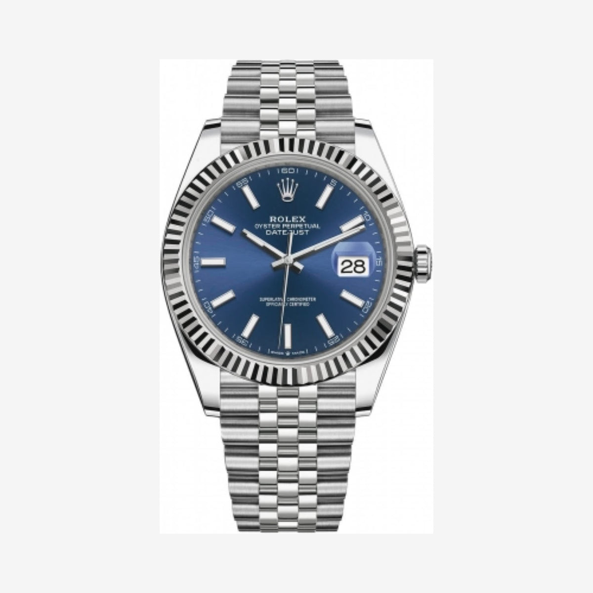 Rolex Datejust 41 Blue Oystersteel And White Gold Watch 2026