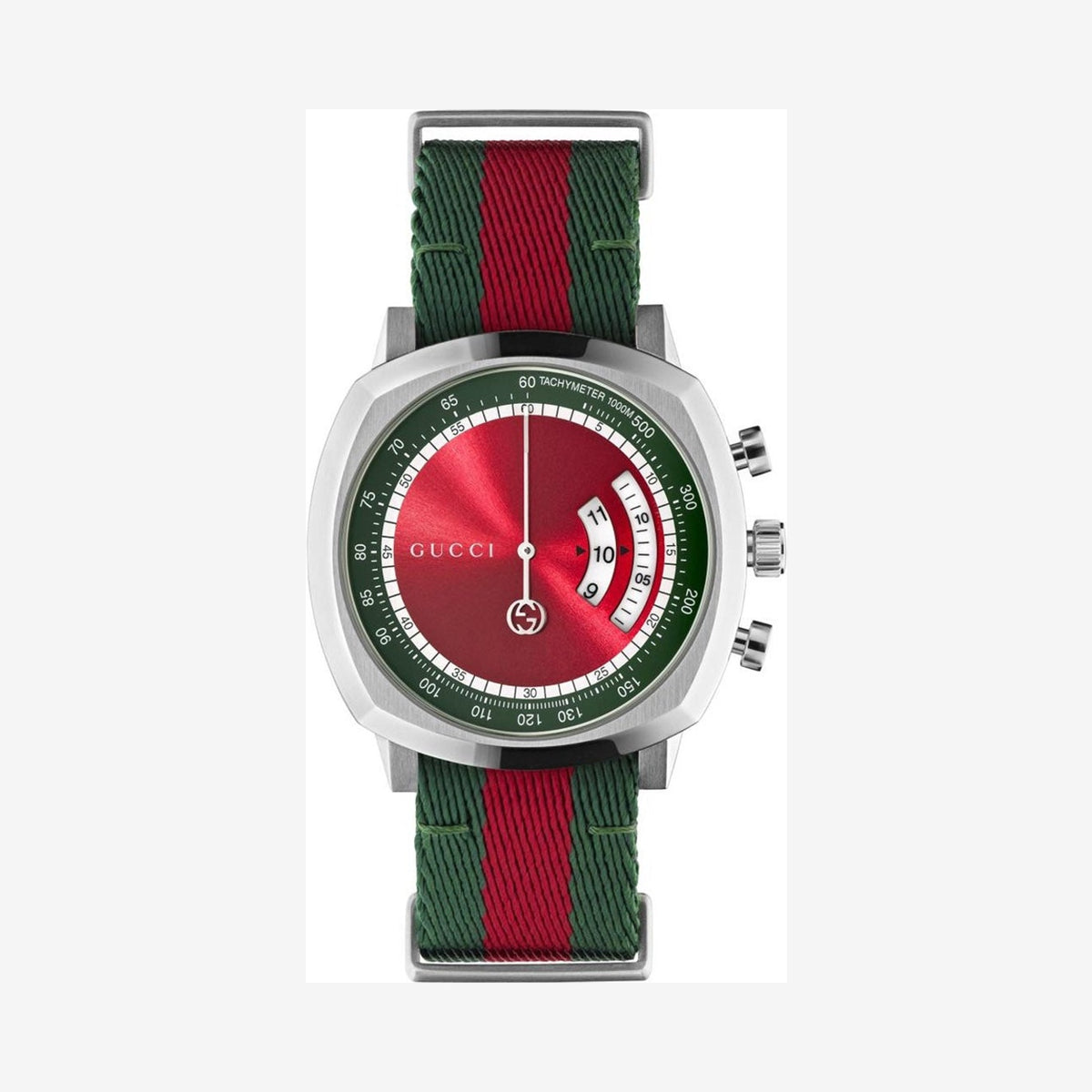 Gucci Grip 40mm Green and Red Wristwatch