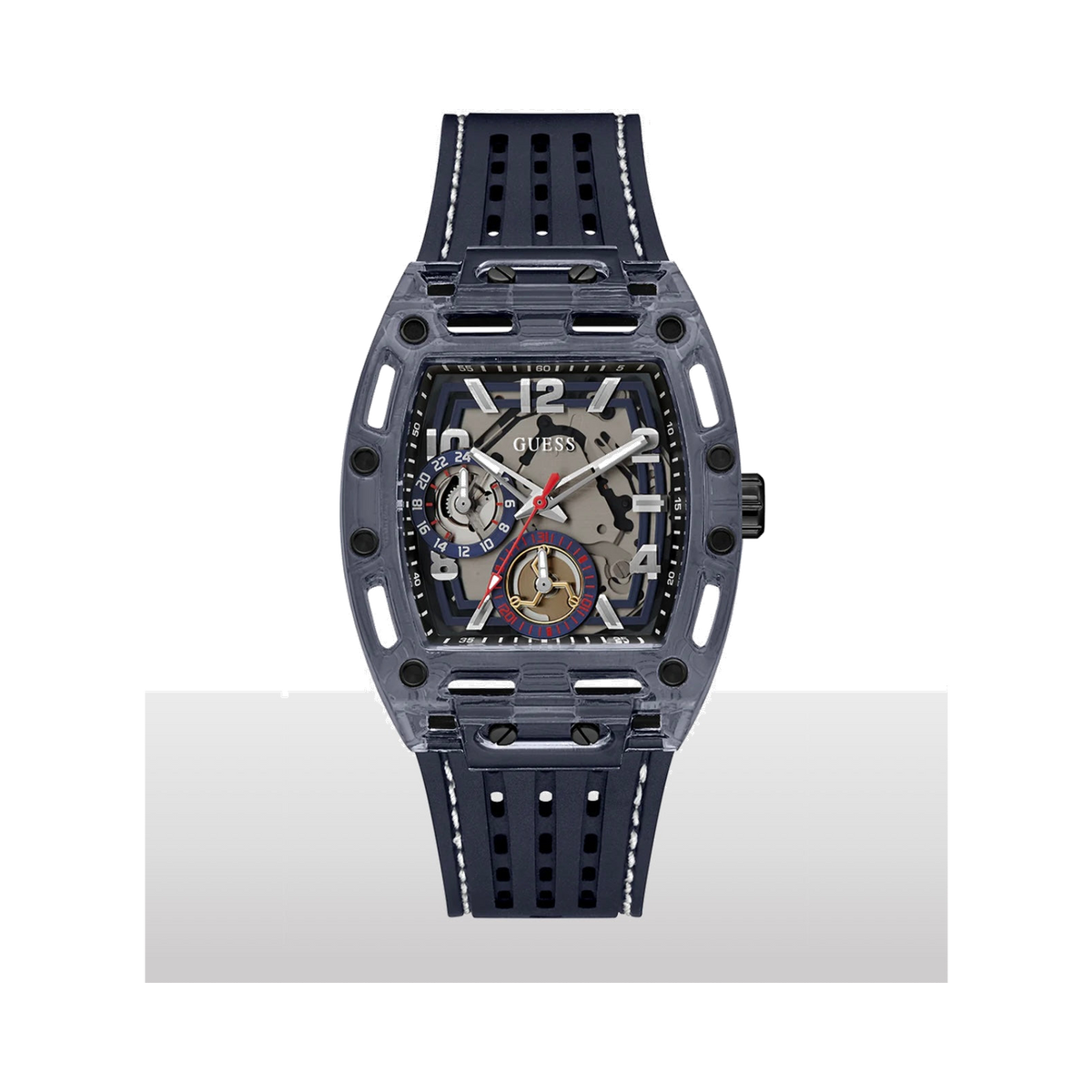 GUESS Mens Blue Navy Multi-function Watch