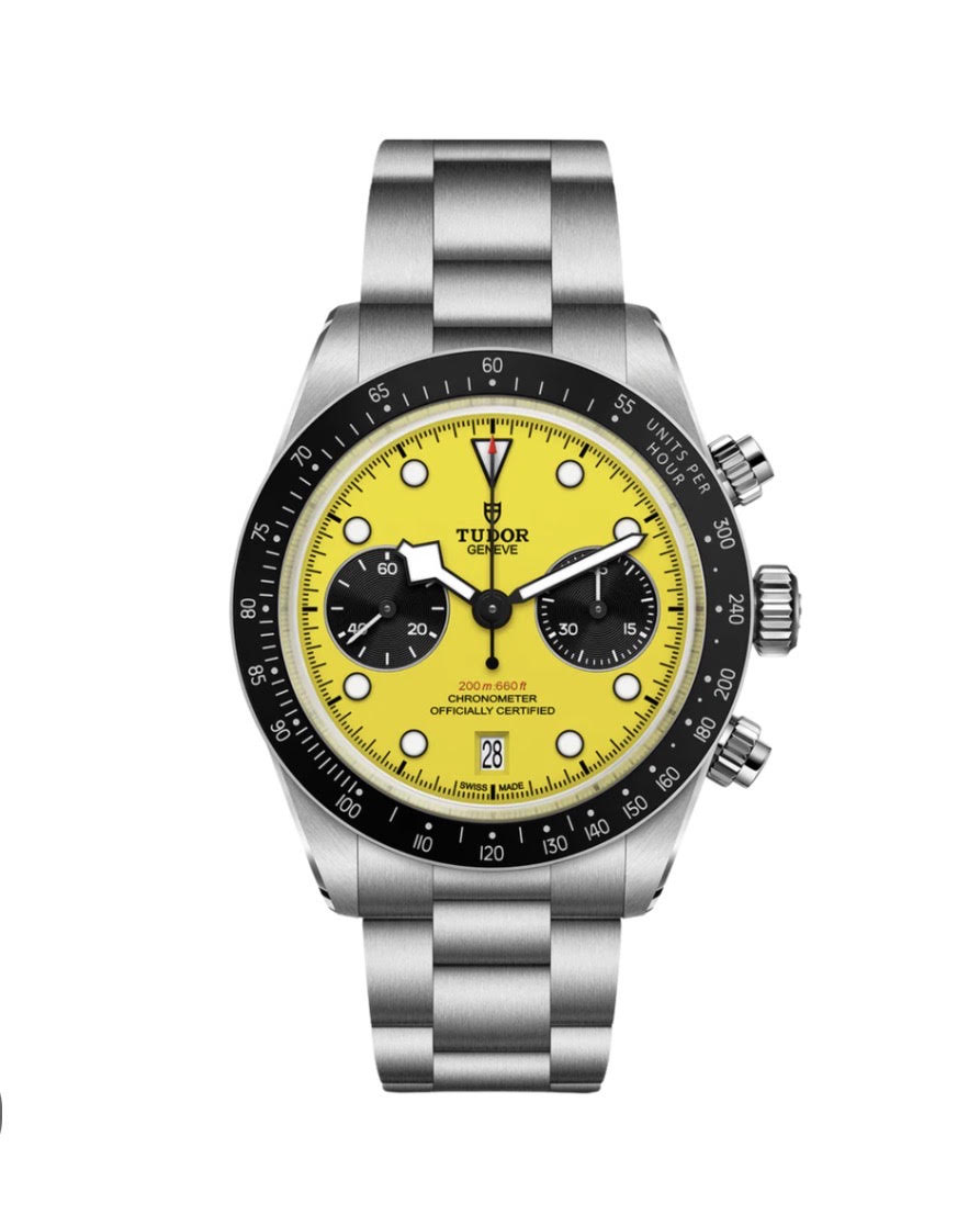 Tudor Black Bay Chrono 39 Yellow Dial