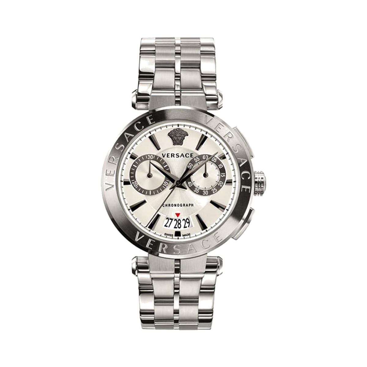 Versace Aion 45mm Silver Stainless-steel Wristwatch