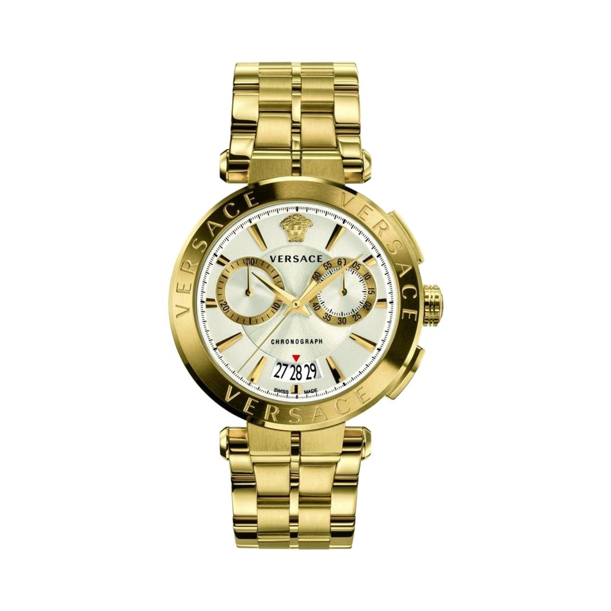 Versace Aion Gold 45 mm Chronograph Wristwatch