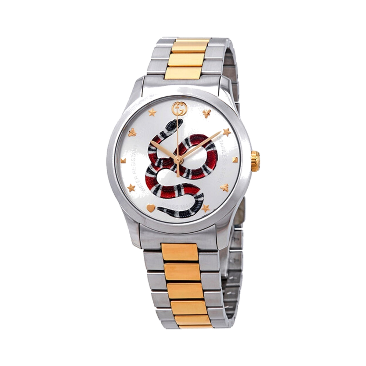 Gucci G-Timeless Two Tone Snake Motif