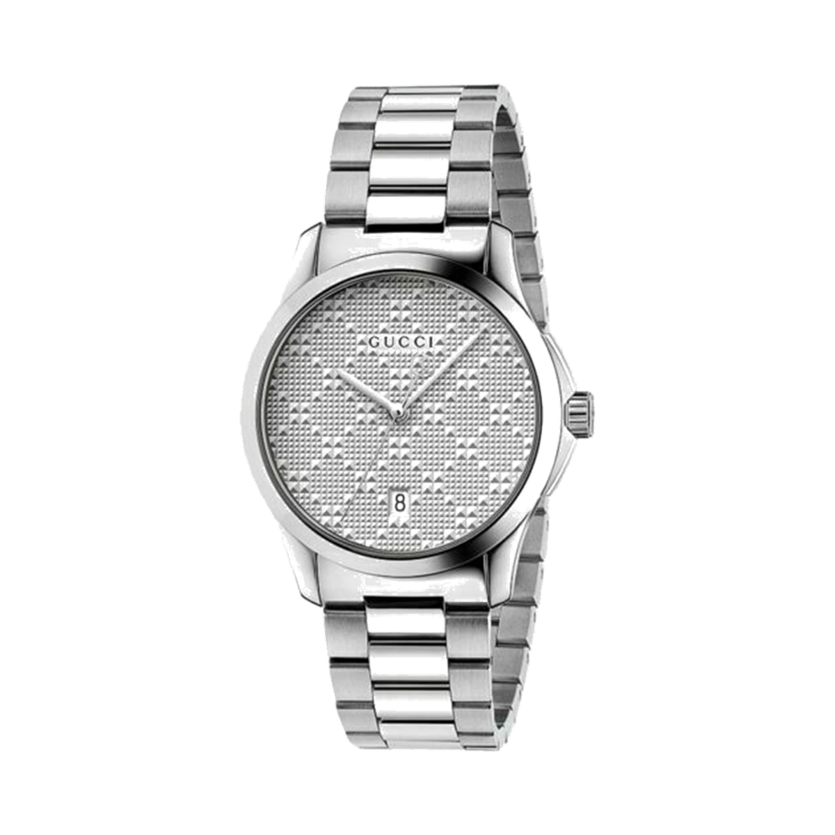 Gucci G-Timeless Silver Dial Stainless-steel Wristwatch