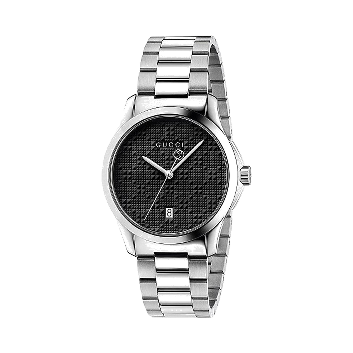 Gucci G-Timeless Black Dial Stainless-steel Wristwatch