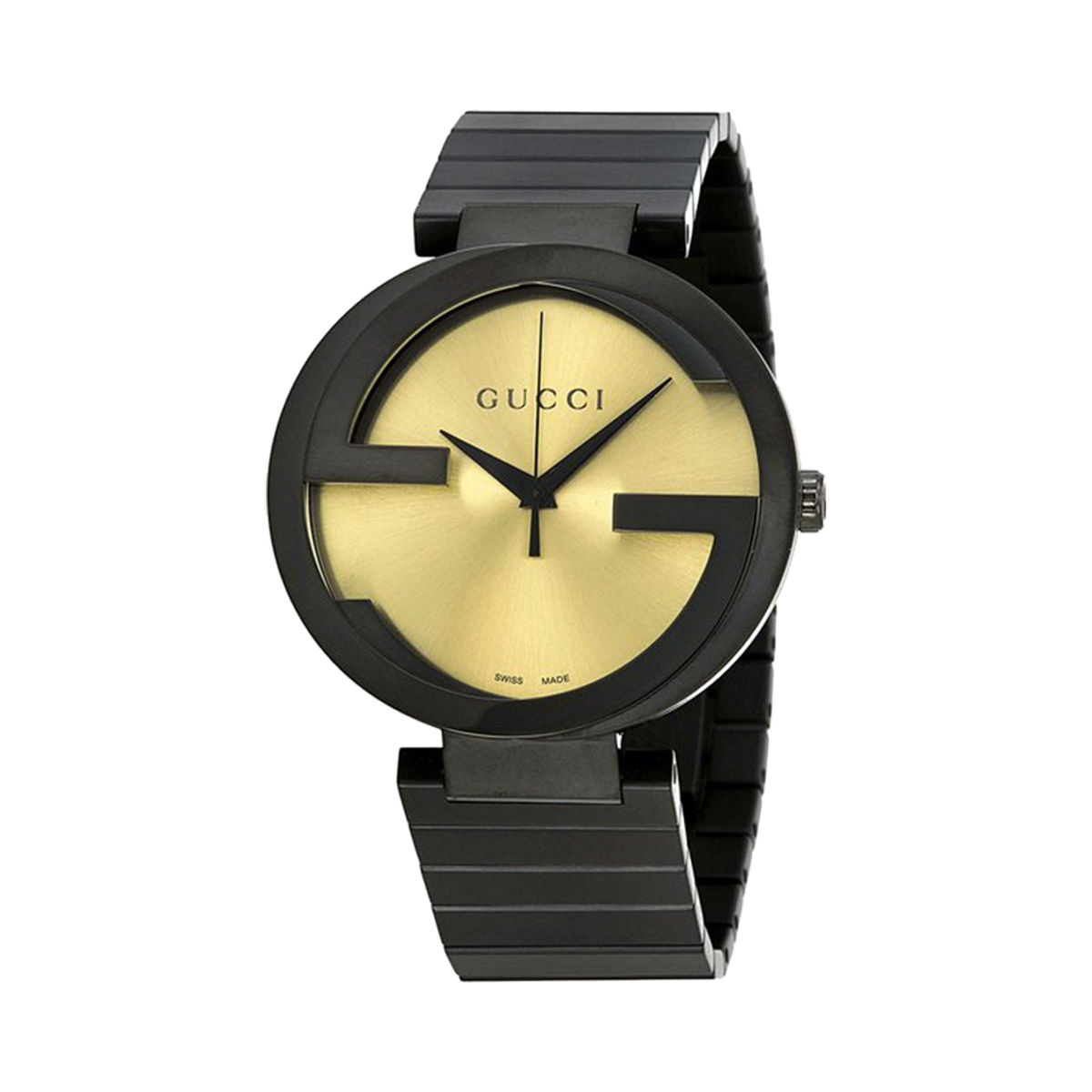 Gucci Interlocking Grammy XL Black Wristwatch