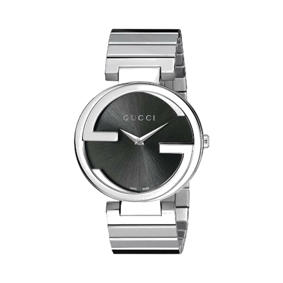 Gucci Interlocking G 37 mm Black Dial