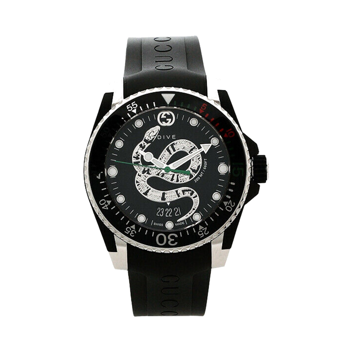 Gucci Dive Snake Motif 40 mm Wristwatch