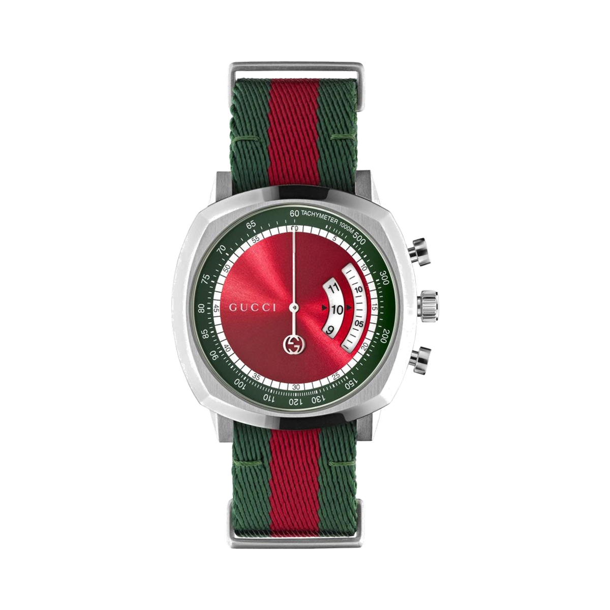 Gucci Grip 40mm Green and Red Wristwatch