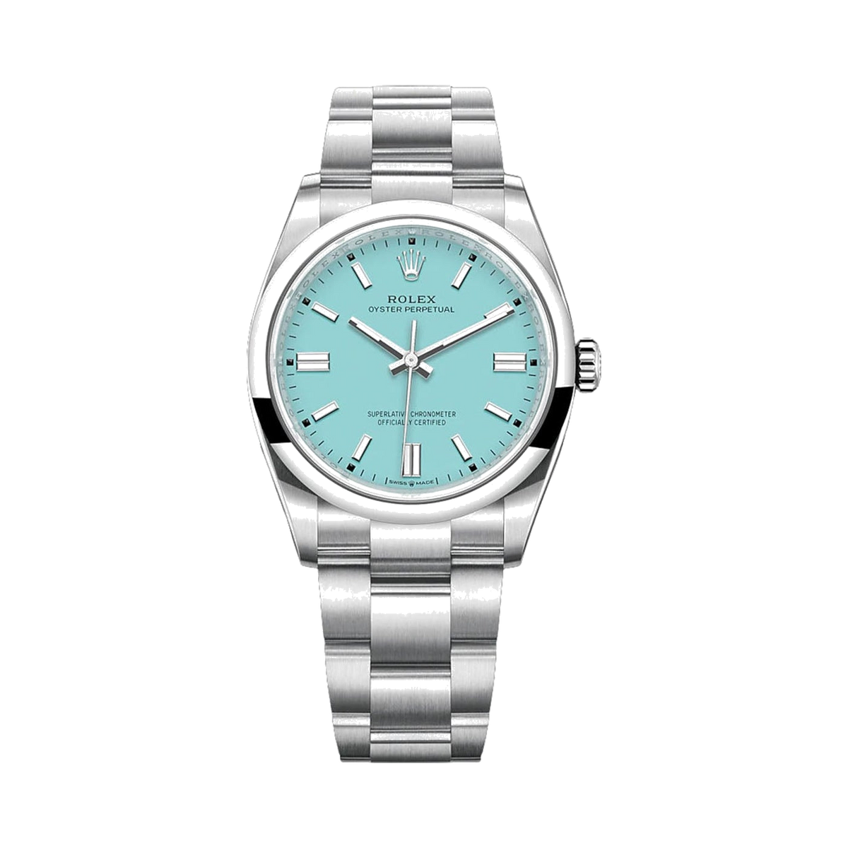 Rolex Oyster Perpetual 41 mm Tiffany Blue Watch