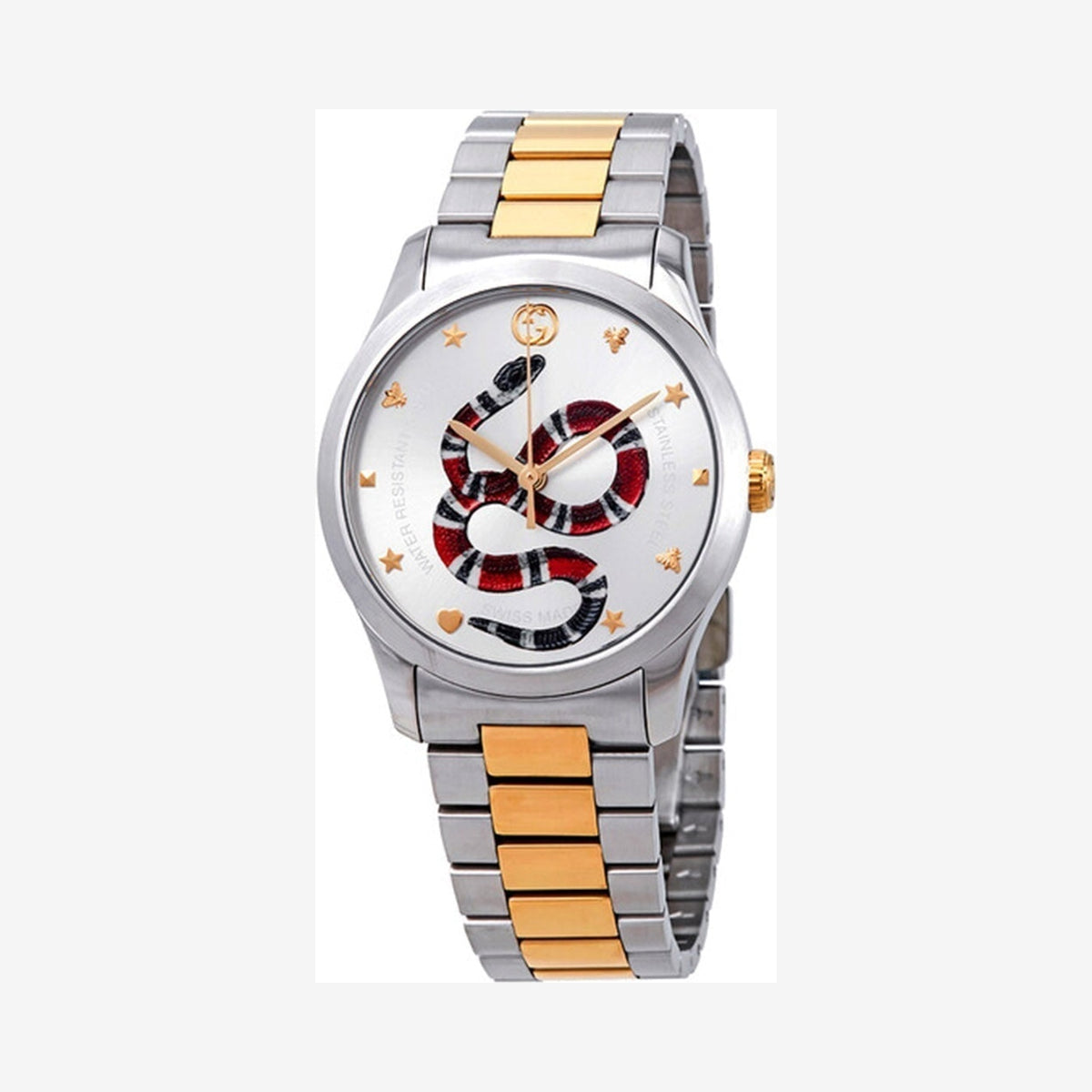 Gucci G-Timeless Two Tone Snake Motif