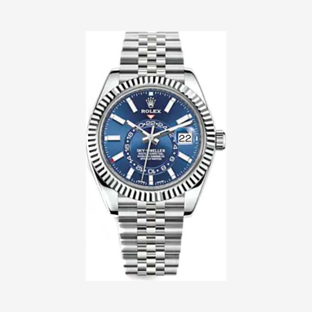 Rolex Sky-Dweller Blue dial Oystersteel White Gold 42mm Watch NEW 2026