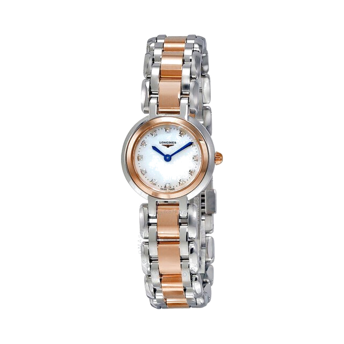 Longines - L8.111.5.16.6 PrimaLuna Automatic 26.5 Two Tone Pink Arabic