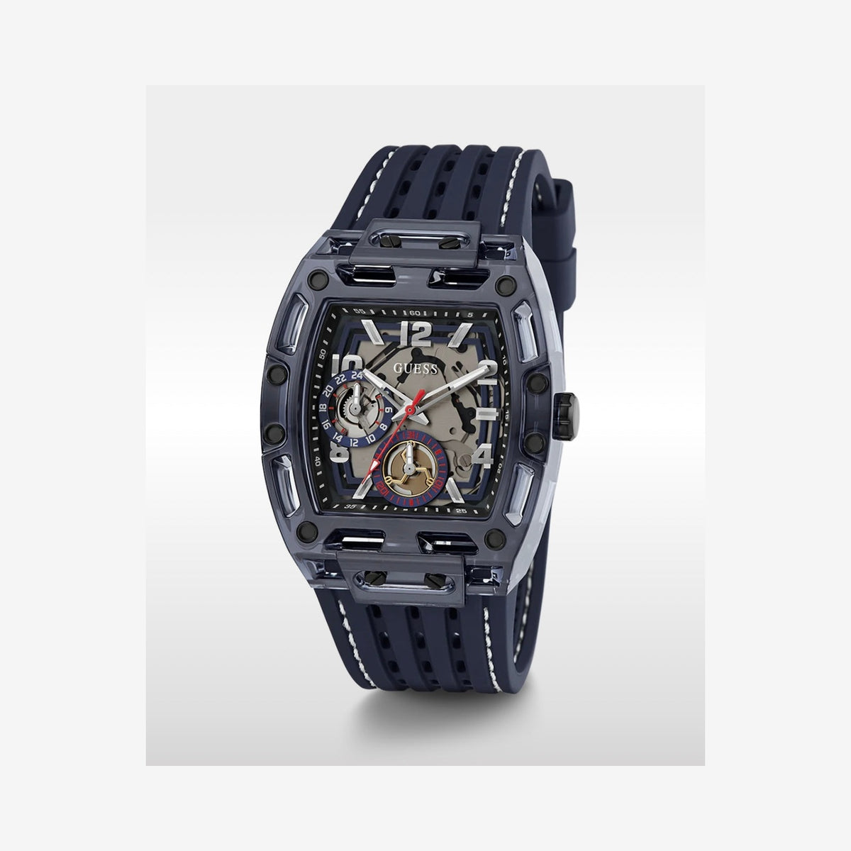 GUESS Mens Blue Navy Multi-function Watch