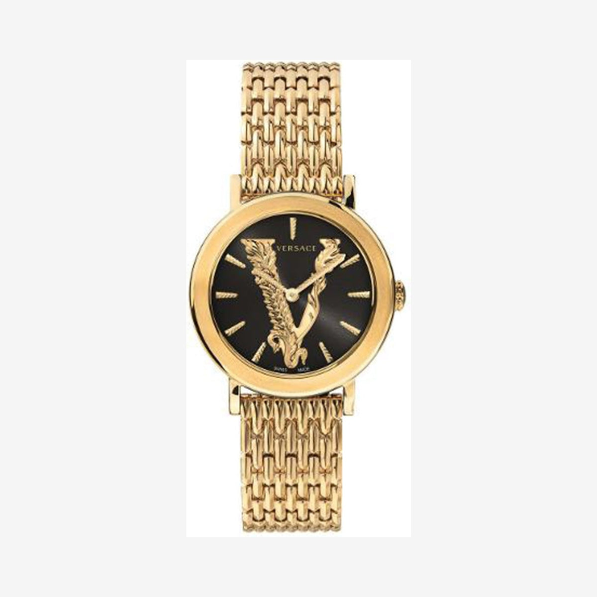 Versace Virtus Gold 36 mm Wristwatch