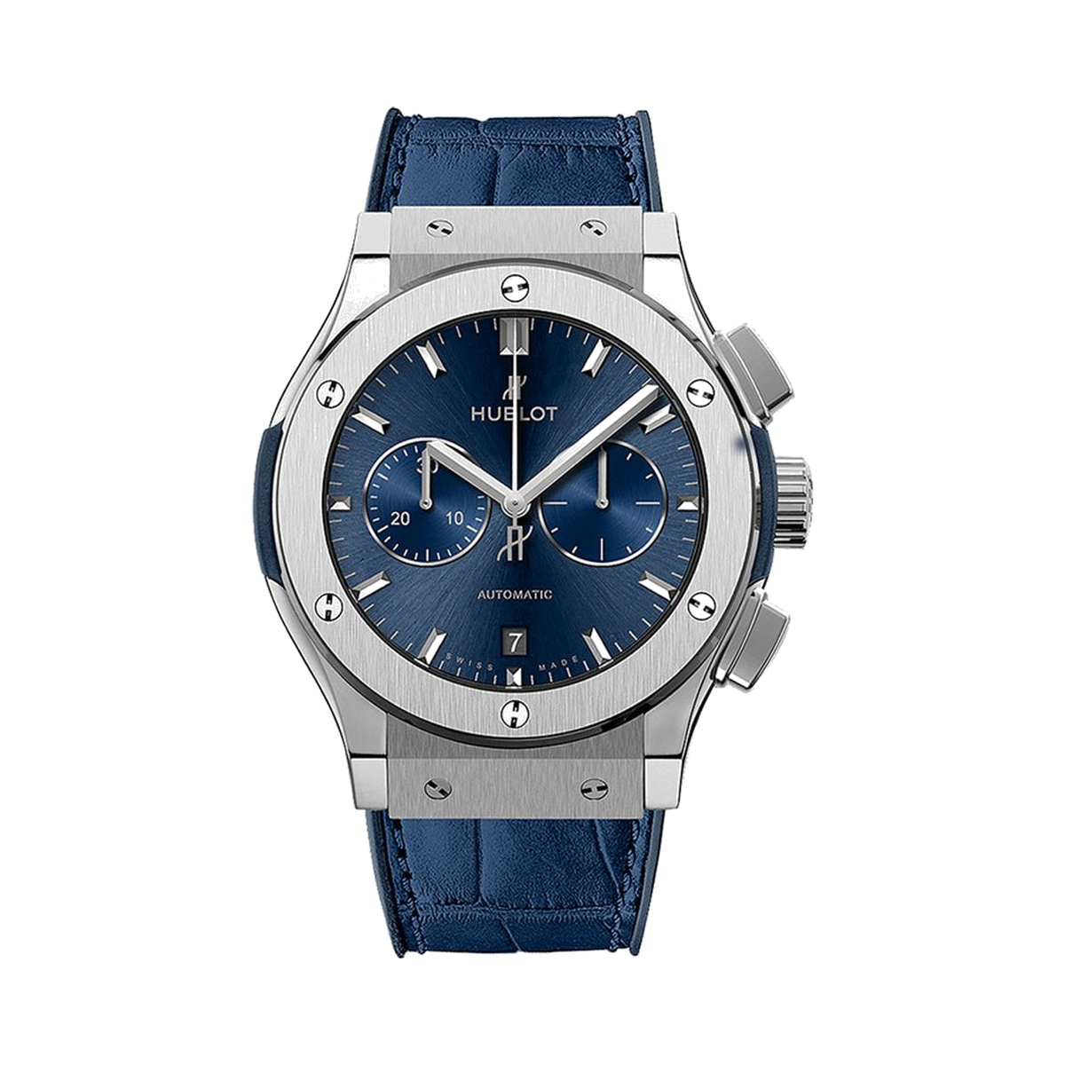 Hublot Classic Fusion Chronograph Titanium Blue 42mm
