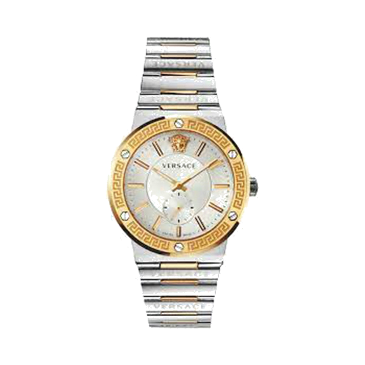 Versace Greca Logo Two Tone 38 mm Wristwatch