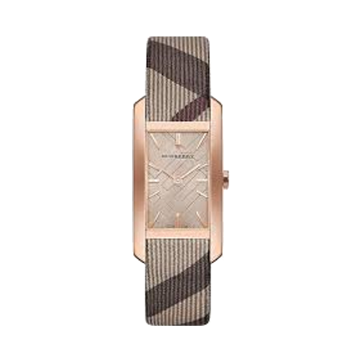 Burberry Square Case Rose Gold Tone Women's Watch