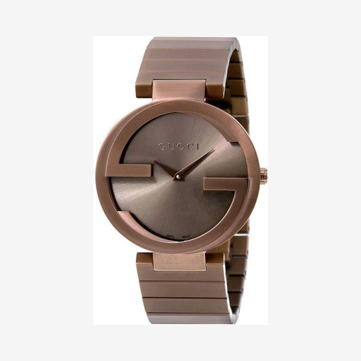 Gucci Interlocking Brown PVD Wristwatch