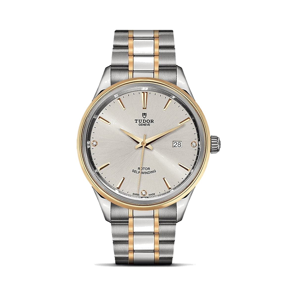 Tudor Style 41 mm Two Tone Wristwatch