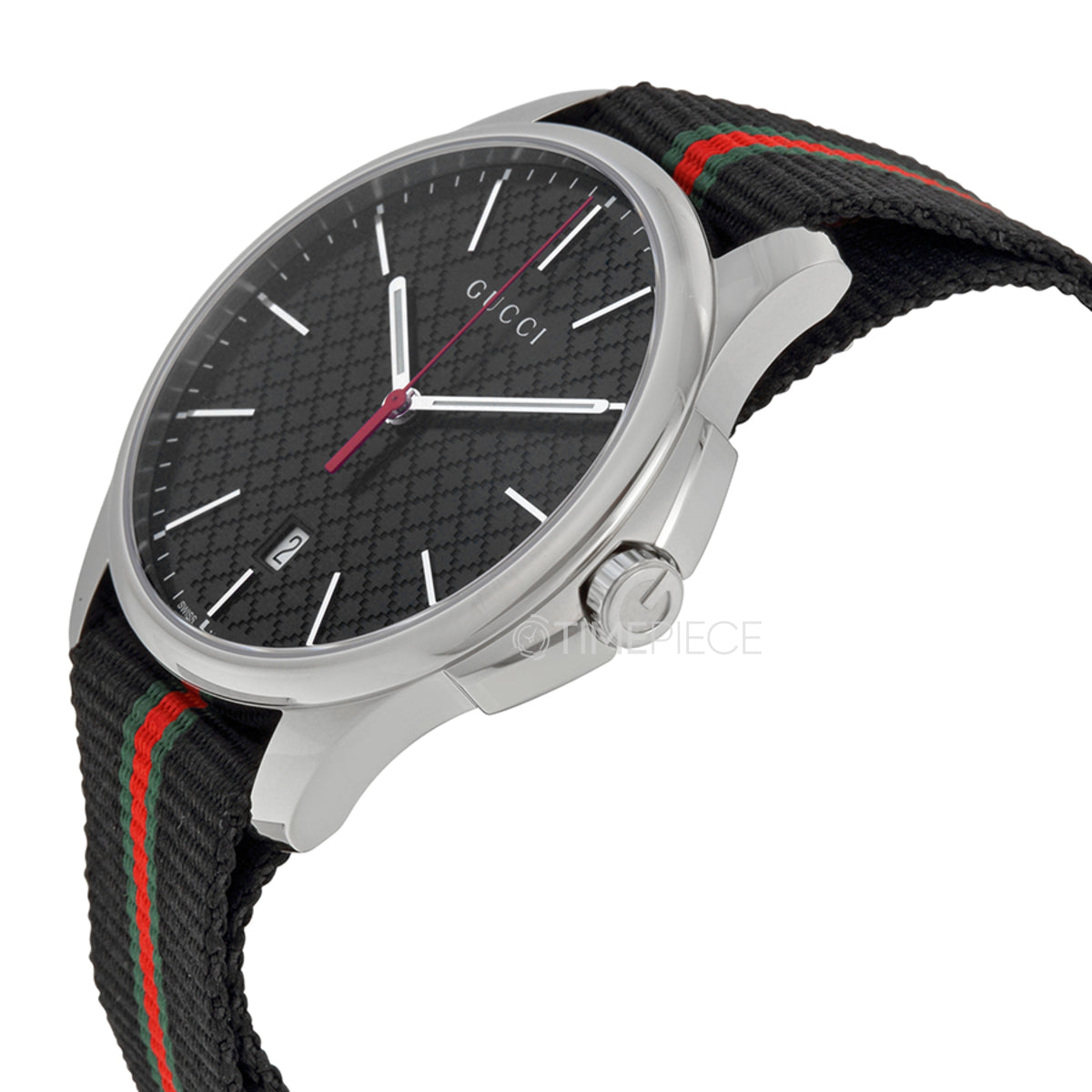 Gucci G-Timeless Analog Display Swiss Quartz Black Men's Watch