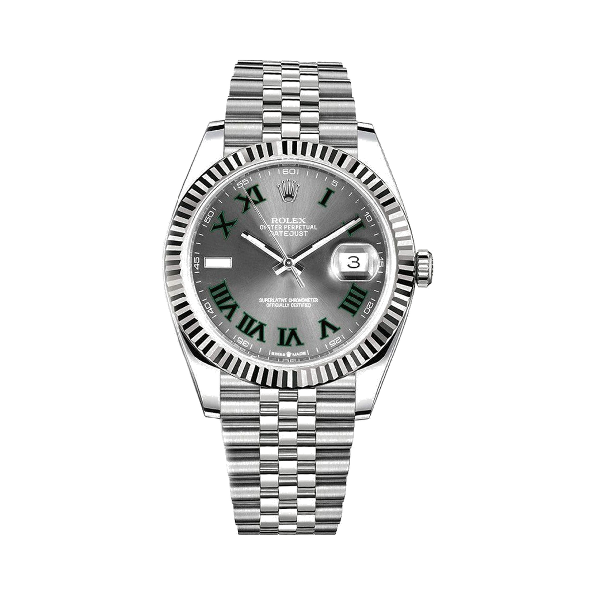 Rolex Datejust 41 Oystersteel & WG Jubilee Men's Watch New 2024 - Lc Watches