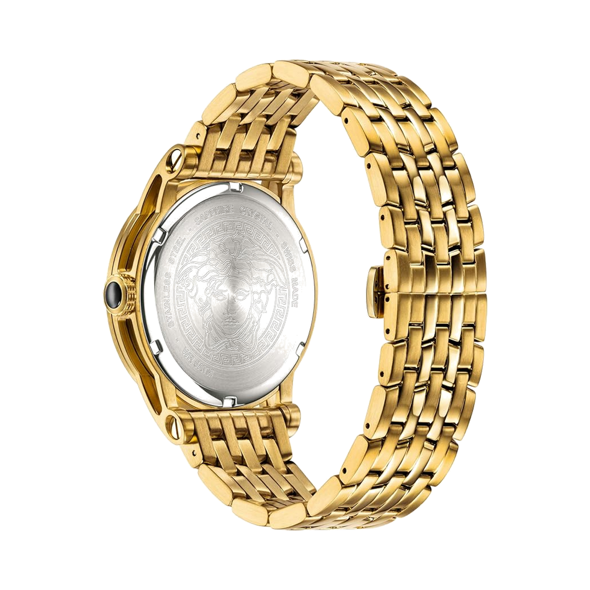 Versace Mens Silver 43 mm Palazzo Empire Watch - Lc Watches