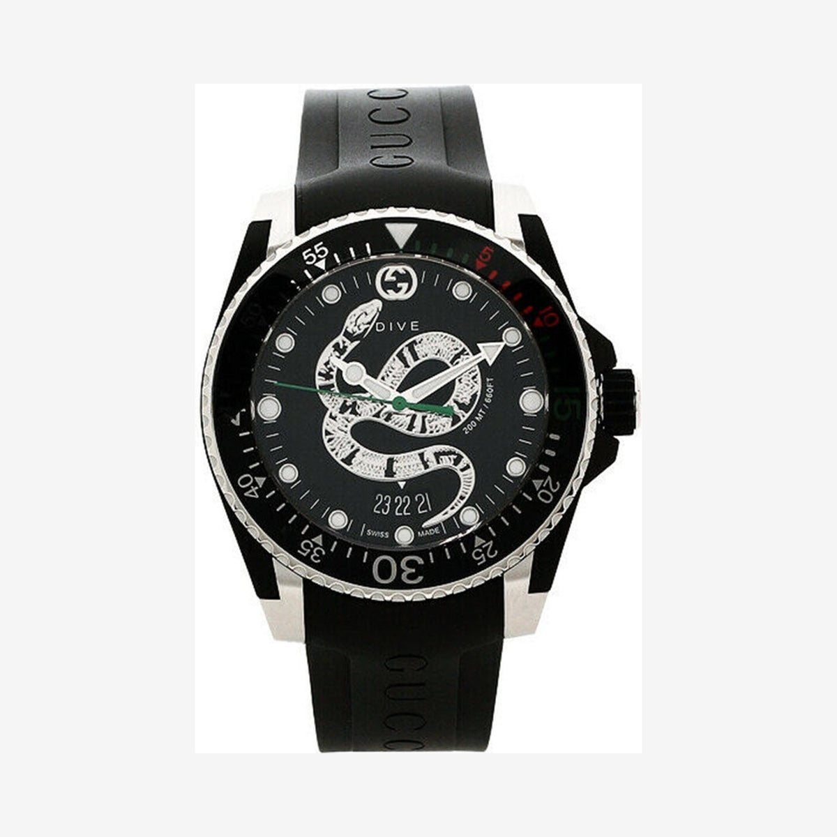 Gucci Dive Snake Motif 40 mm Wristwatch