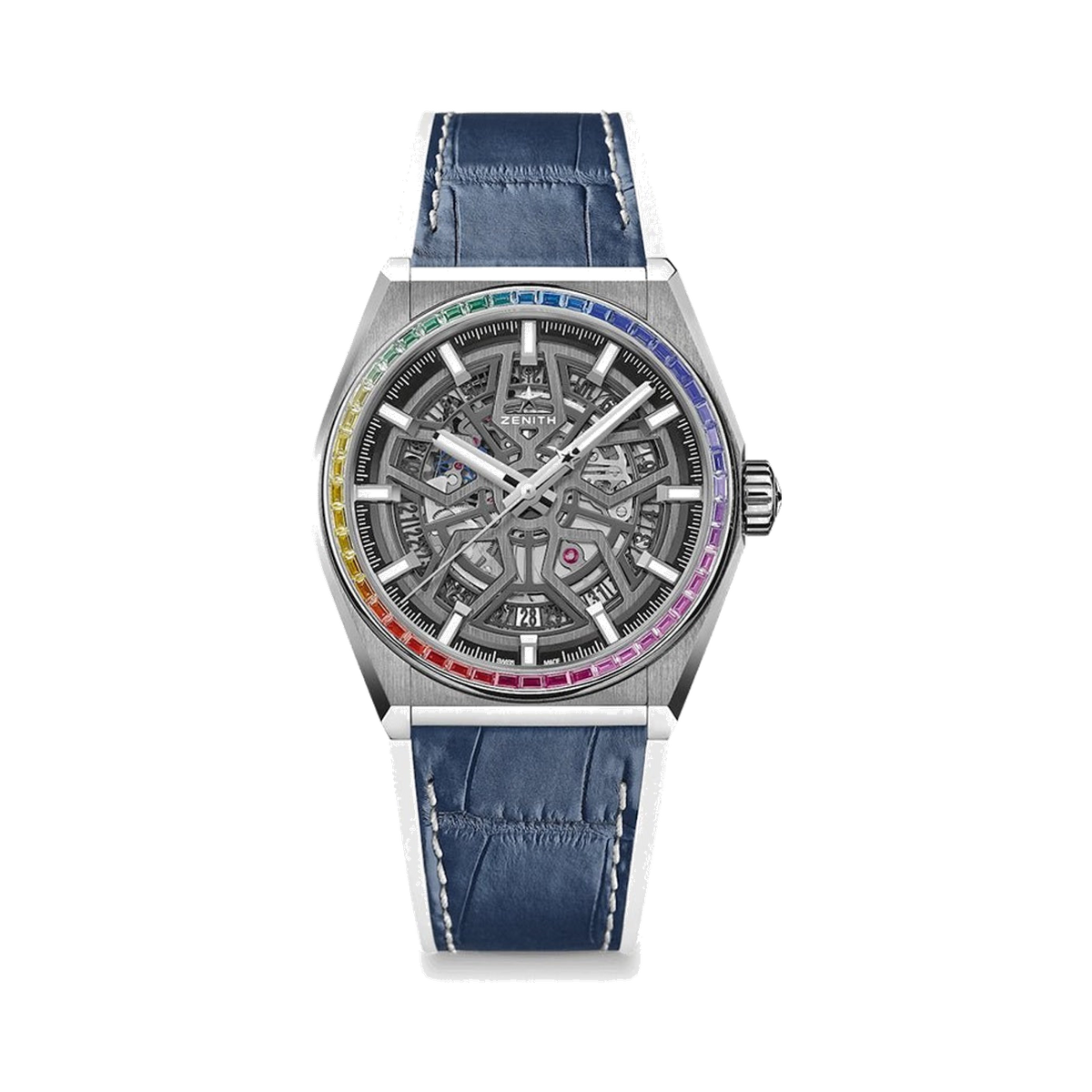 Zenith Defy Classic Rainbow Bezel Titanium