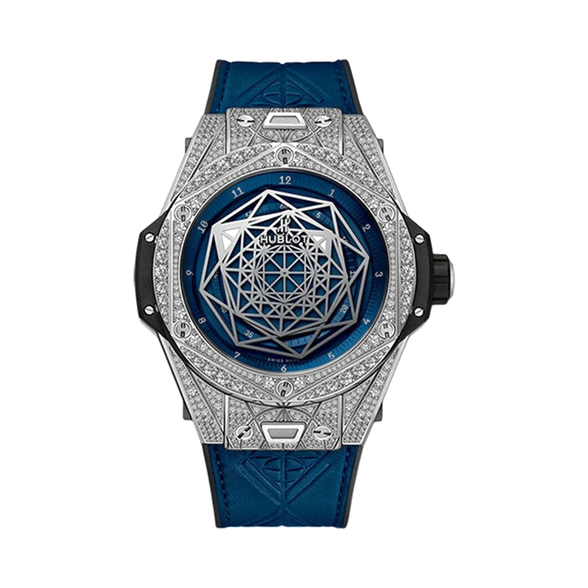 Hublot Big Bang Sang Bleu Titanium Blue Pave