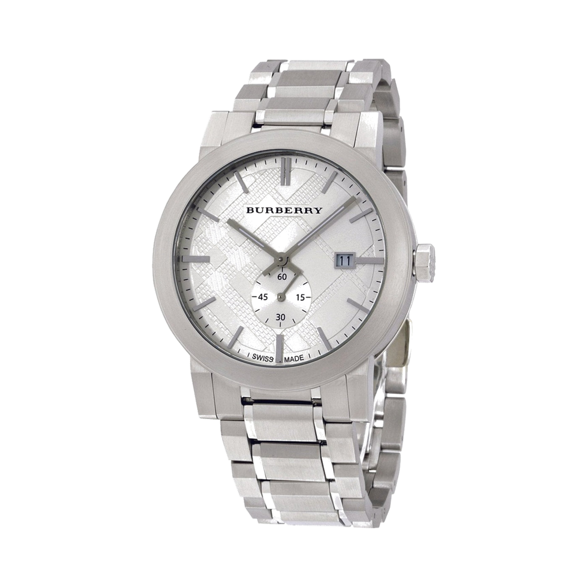 Burberry The City Silver Dial Stainless Steel Wristwatch