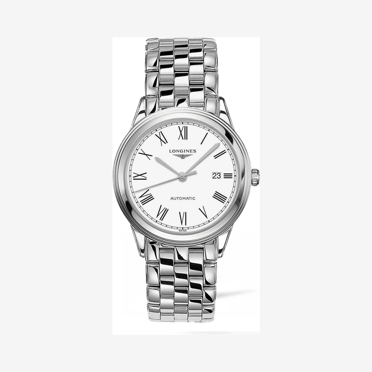 Longines  Flagship Automatic White Dial Stainless Steel Men's Watch