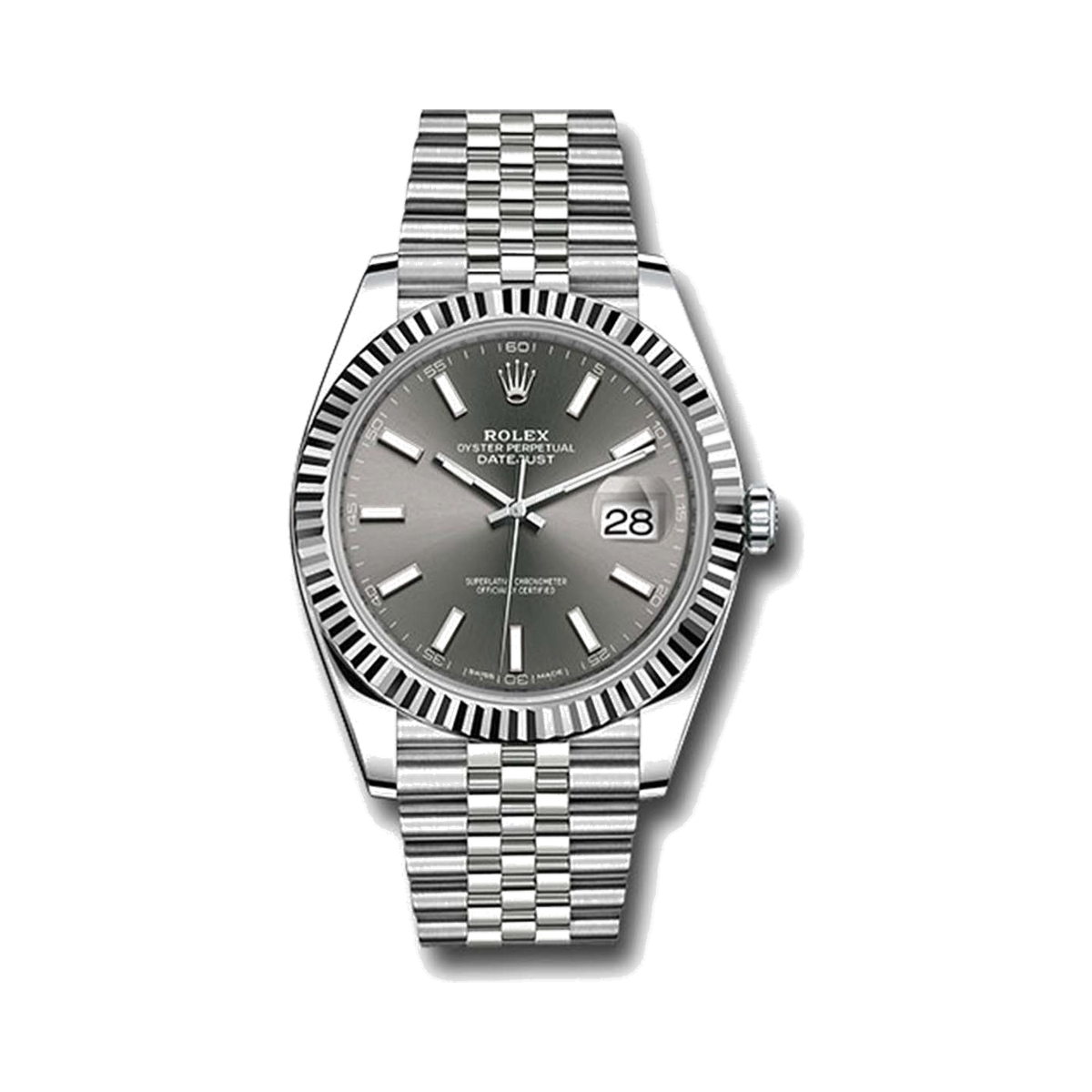 Rolex Datejust Oystersteel 41 Dark Rhodium New 2026