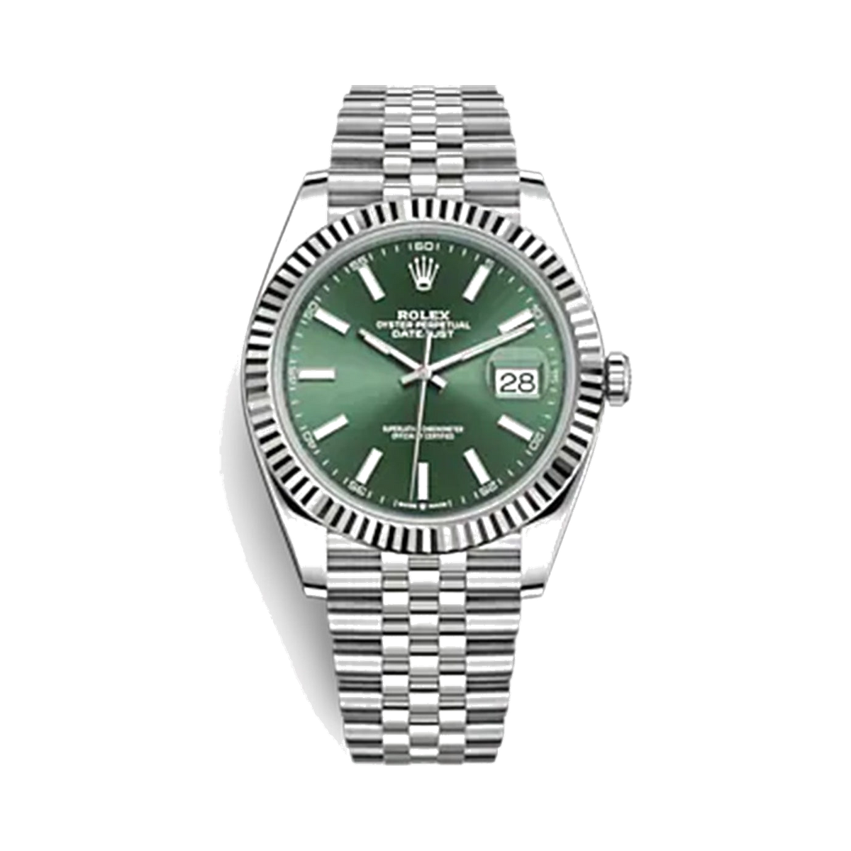 Rolex Datejust 41 Green Oystersteel and White Gold 2026
