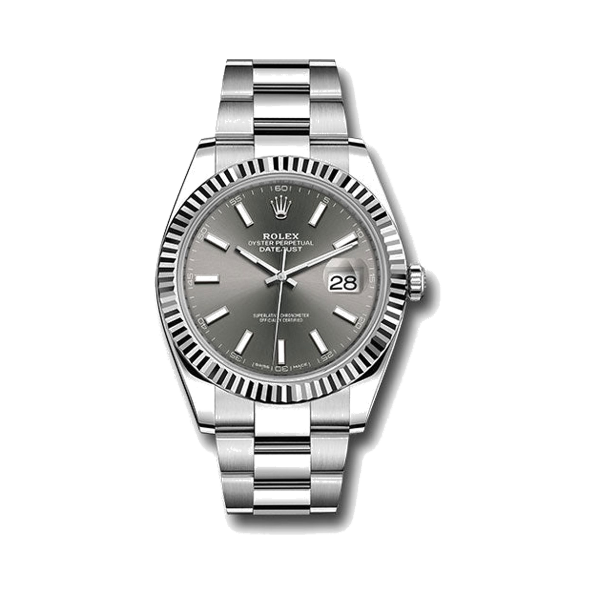 Rolex Datejust Oystersteel 41 Dark Rhodium New 2026