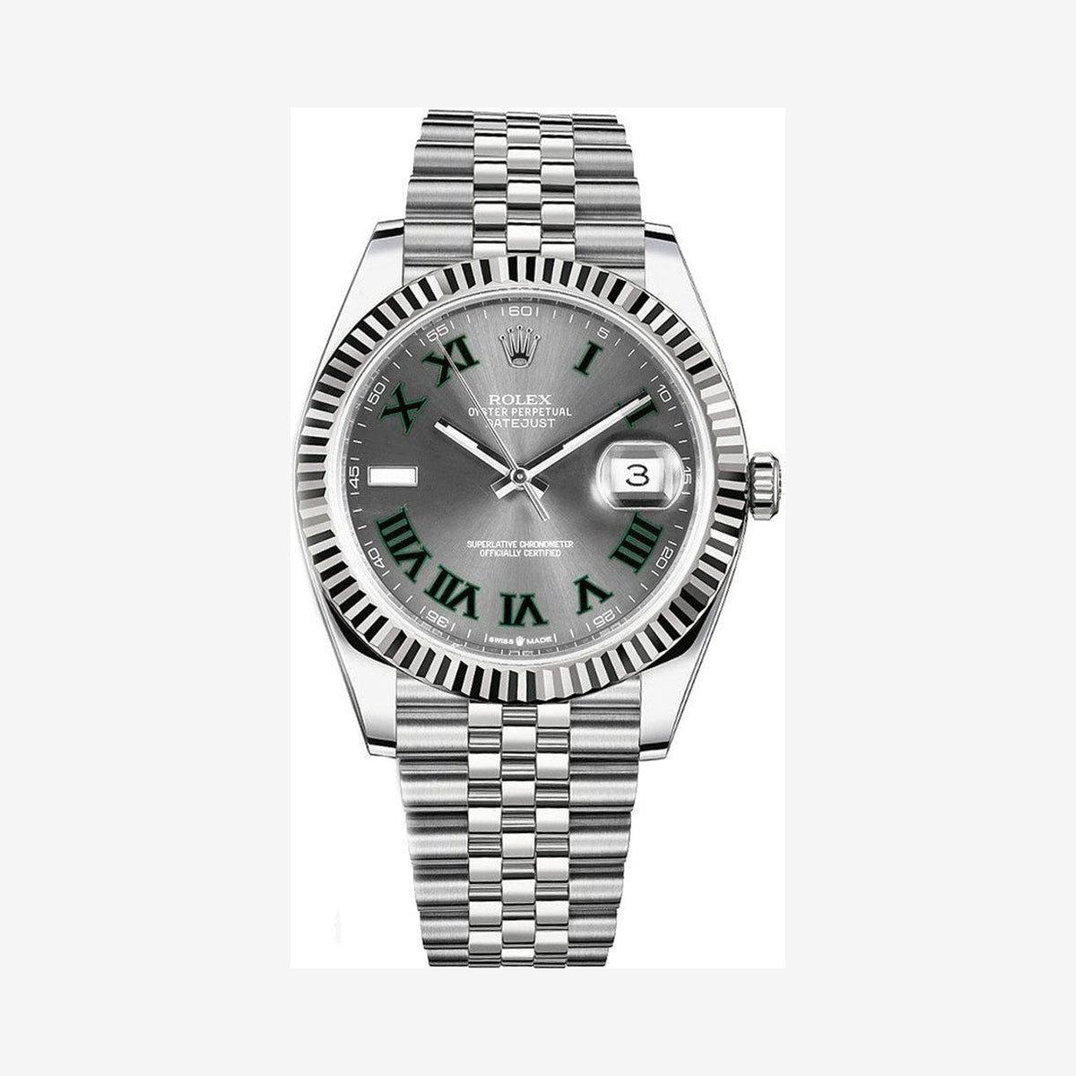 Rolex Datejust 41 Oystersteel & WG Jubilee Men's Watch New 2026