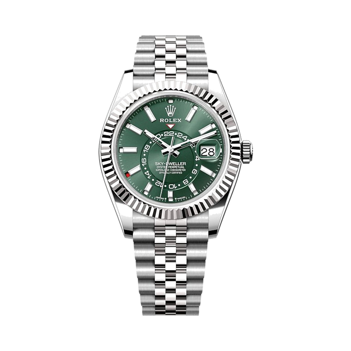 Rolex Sky- Dweller NEW Mint dial 42mm Oystersteel and White Gold Men's Watch 2026